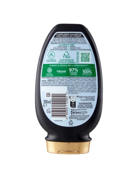 Ultra Dolce Balsamo 200ml - Carbone Magnetico - Cute Grassa Lunghezze Secche